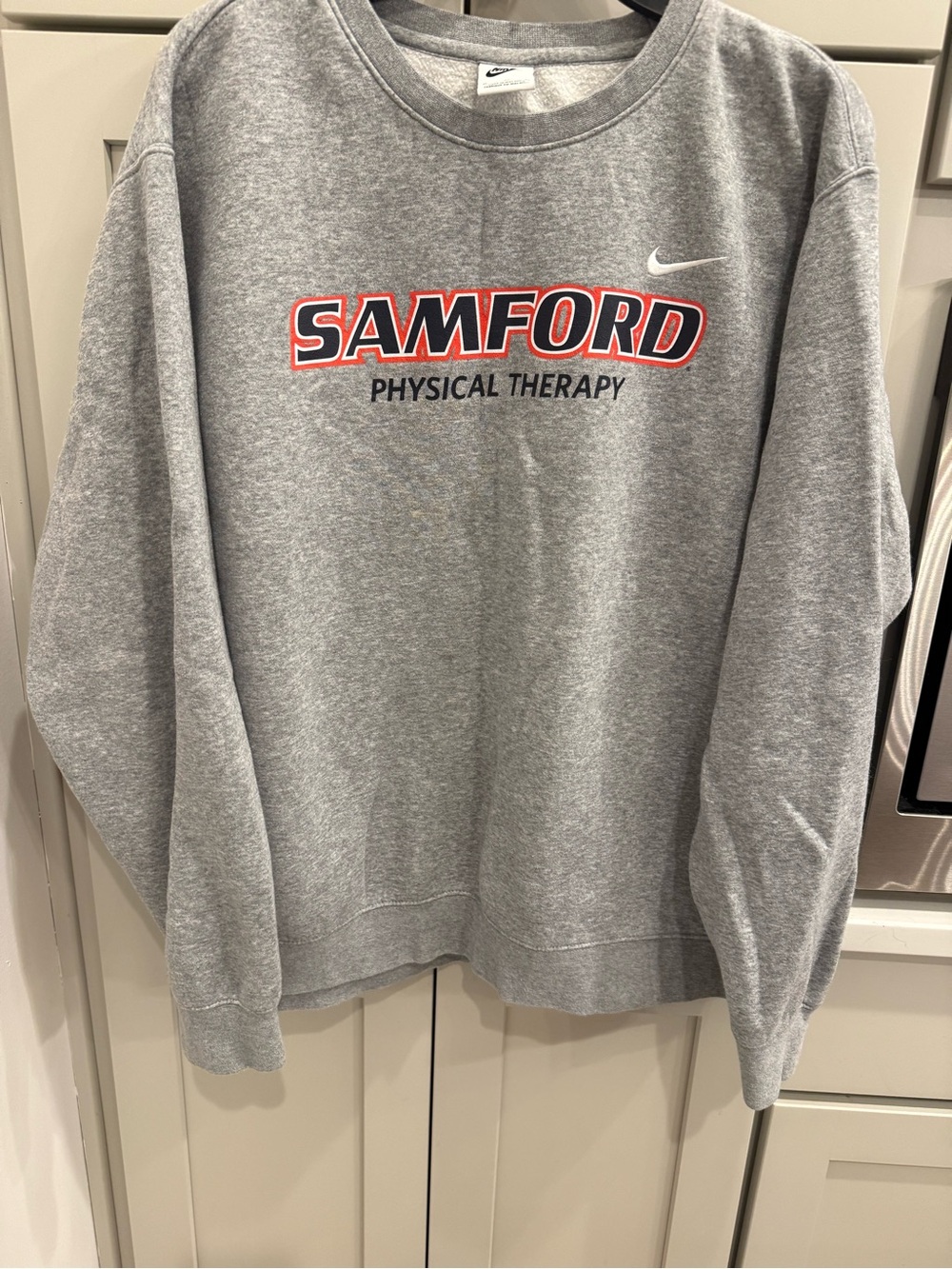 LN Sanford University Nike Physical Therapy School Crewneck Gray Sweatshirt XL